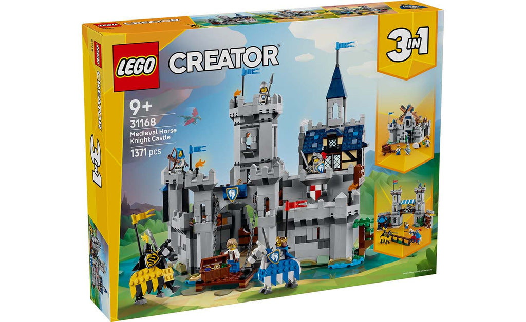 Creator 3-in-1 Medieval Horse Knight Castle | 31168