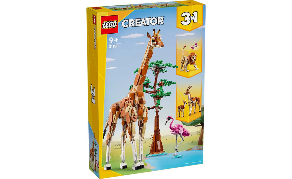 Creator 3-in-1 Wild Safari Animals | 31150