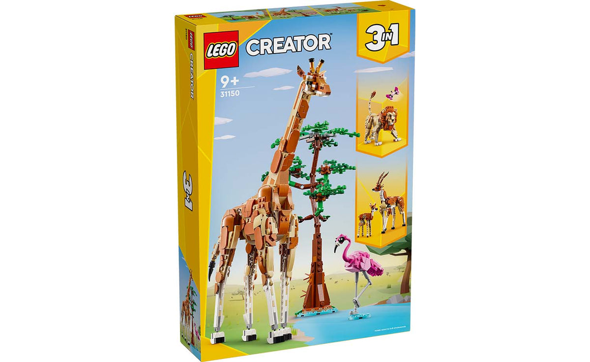 Creator 3-in-1 Wild Safari Animals | 31150