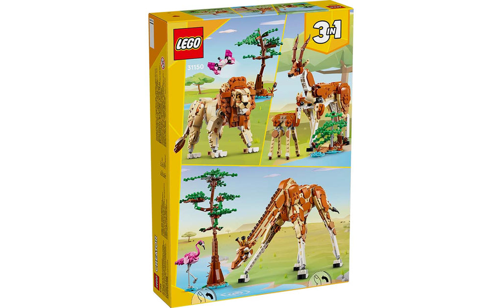 Creator 3-in-1 Wild Safari Animals | 31150
