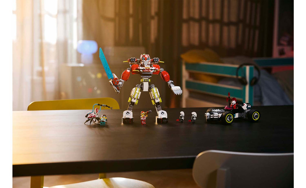 DREAMZzz Cooper's Tiger Mech & Zero's Hot Rod Car | 71497