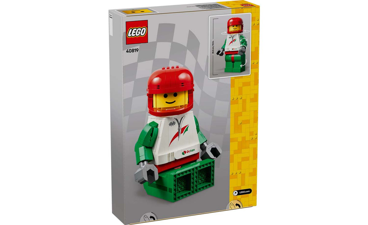 Iconic Scaled-Up Racing Driver Minifigure | 40819