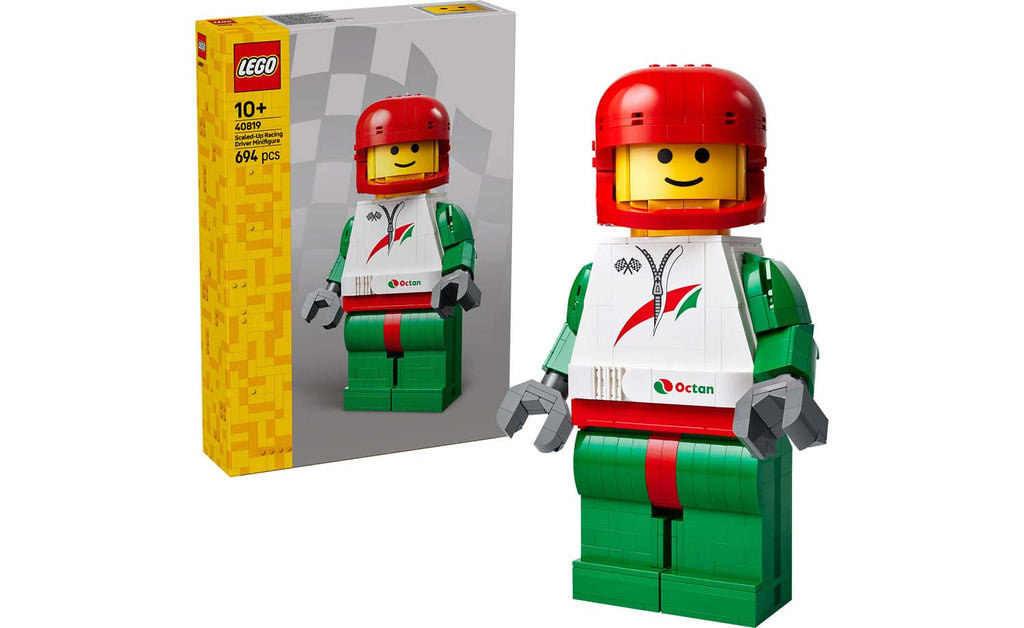 Iconic Scaled-Up Racing Driver Minifigure | 40819