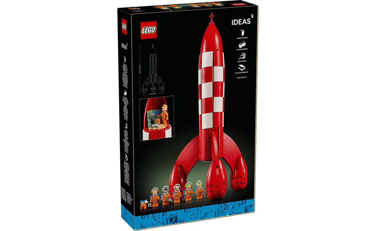 Ideas Tintin Moon Rocket | 21367