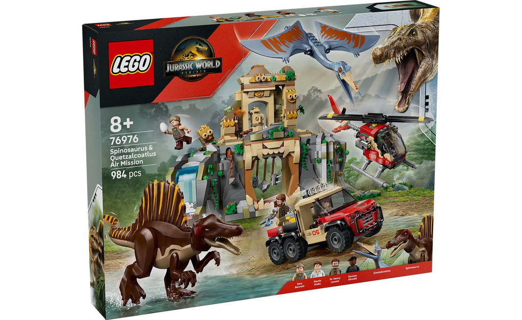 Jurassic World Spinosaurus & Quetzalcoatlus Air Mission | 76976