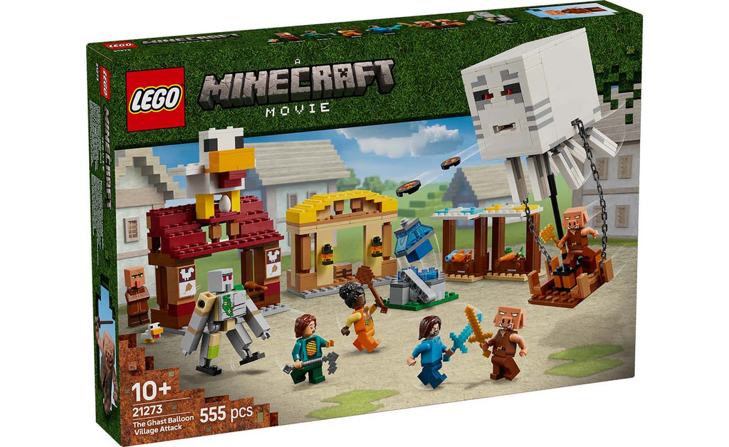 Minecraft The Ghast Balloon Village Attack | 21273