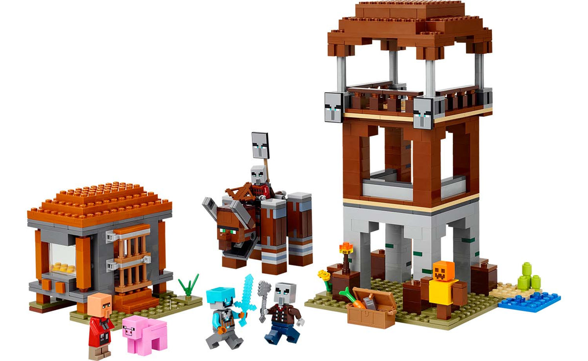 Minecraft The Pillager Outpost and Ravager | 21278