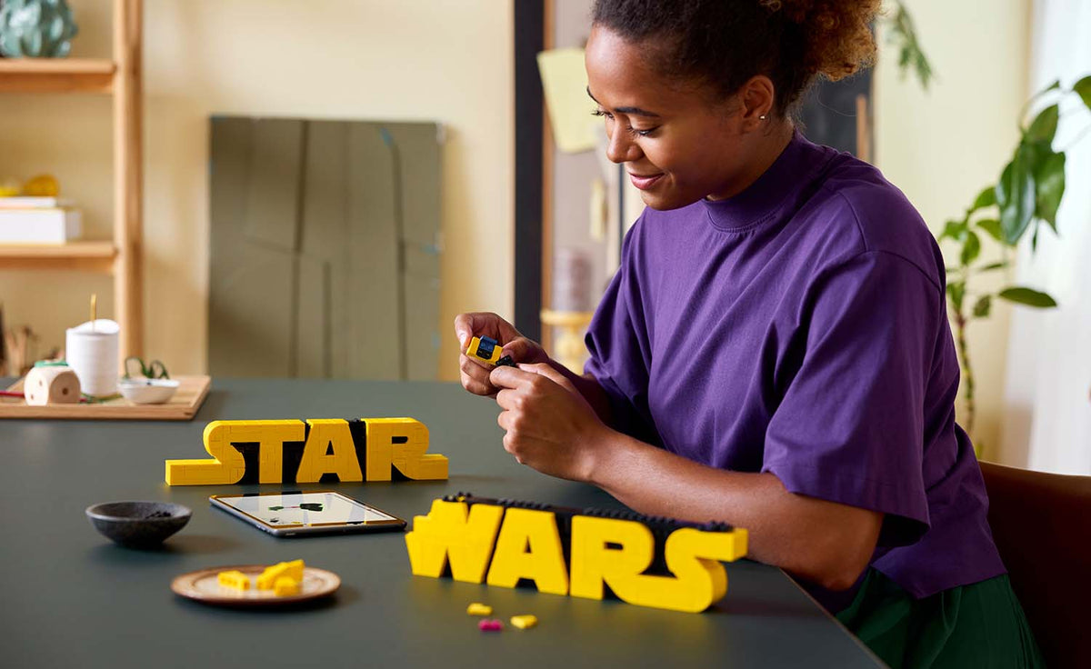 Star Wars Brick-Built Star Wars Logo | 75407