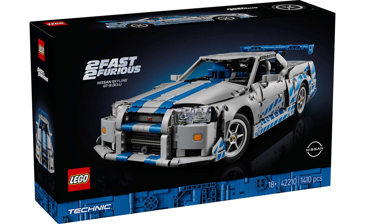 Technic 2 Fast 2 Furious Nissan Skyline GT-R (R34) Car | 42210
