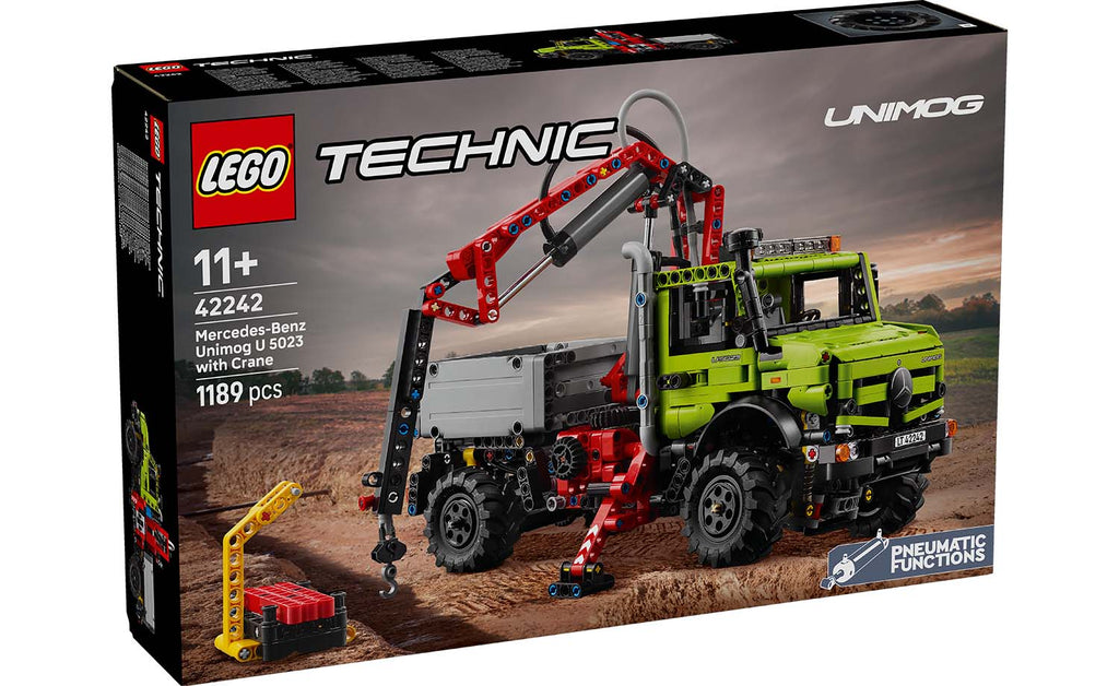 Technic Mercedes-Benz Unimog U 5023 with Crane | 42242