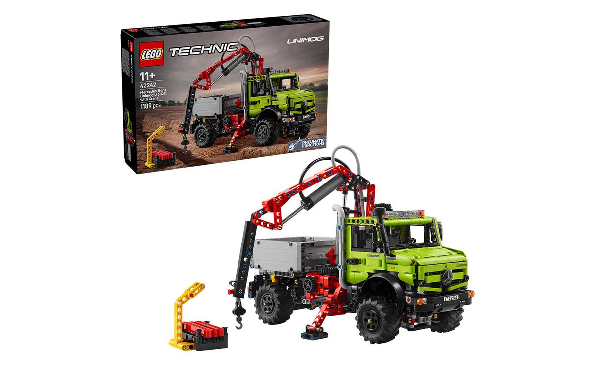 Technic Mercedes-Benz Unimog U 5023 with Crane | 42242